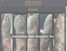 Tablet Screenshot of mojostattooing.com
